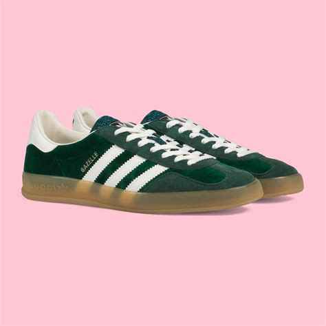 gucci gazelle green adidas